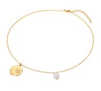 Valero Pearls Chaîne or / transparent / blanc perle, Taille One Size