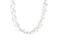 Valero Pearls Collier de perles pour Femme en 925/- Argent sterling Perle de culture d'eau douce env. 4,0-5,0 mm
