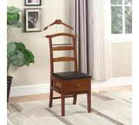 Valet de chaise multifonction avec Der - Peu encombrant pour cravates, ceintures et accessoires dans la chambre ou le dressing - Sto Solut à la maison