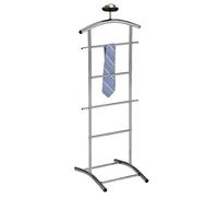 Valet de chambre ATRIX chevalet de nuit portant pour vêtements, structure en métal chromé