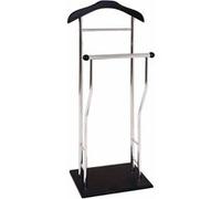 HAKU Möbel valet chromé, noir, MDF, métal - Dim.: L 45 cm x H 110 cm x P 30 cm, Style: Modern