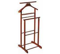 HAKU Valet de chambre multifonctionnel – cerisier bois massif – L47×H102×P36 cm – style traditionnel