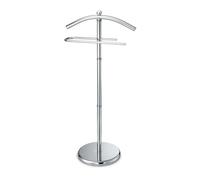 Valet de Chambre en Métal ""Nuit"" 109cm Argent