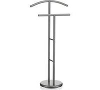 Valet de chambre LAURENZ valet de nuit porte vêtements en métal laqué gris Gris G