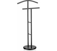IDIMEX Valet de Chambre LAURENZ Valet de Nuit Porte vêtements en métal laqué Noir