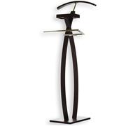 IDIMEX Valet de Chambre Robin Valet de Nuit Porte vêtements, Structure en Bois lasuré Brun foncé