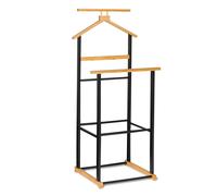 IDMarket Valet de chambre TOM effet bois et métal