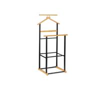 IDMarket - Valet de chambre TOM effet bois et métal