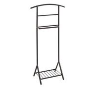 Valet de nuit en métal coloris noir - longueur 45 x profondeur 26 x hauteur 101 cm - -