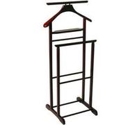 Valet de Chambre en Bois "Veoh" 102cm Marron Foncé