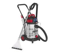 Sealey Valet Machine Wet & Dry 30ltr Stainless Bin