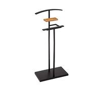valet metal / bambou, noir
