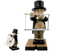 Valet Papier Toilette résine novateur - Pied Papier Amusant, décor Statue parodique | Parfait salles de Bains | Idéal pour Maisons Uniques