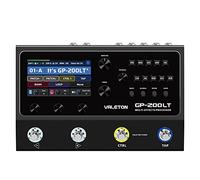 Valeton Pédale de guitare Processeur multi-effets Guitare Modélisation d'amplis basse Simulation d'enceintes IR avec boucle d'effet MIDI I/O Pédale d'expression Stéréo OTG Interface audio USB GP-200LT