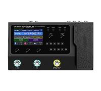 Valeton Pédale d'effet guitare basse Multi-effets Processeur Amp Modeling IR Cabinets Simulation Multi-effets avec FX Loop MIDI I/O Stereo OTG USB Audio Interface GP-200JR
