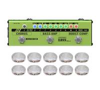 VALETON Pédale Multi-Effets Bass Stage Session Gigging Practice Analog Amp Boost Comp Chorus Dapper Bass Mini