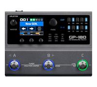 Valeton Processeur multi-effets GP-180 pour guitare, plus de 200 effets, modélisation NAM SnapTone, chargeur infrarouge, boucleur, boîte à tambour, interface audio USB, Bluetooth MIDI, 3 pédales de