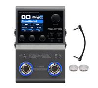 Valeton Processeur multi-effets GP-50 NAM et chargeur IR avec plus de 100 effets HD, 9 modules simultanés, contrôle par application BT, 100 emplacements de patch pour guitare basse