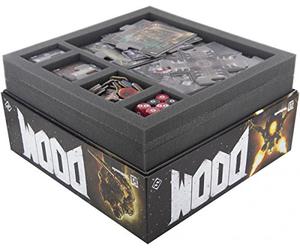 Valeur du plateau en mousse fixée compatible avec DOOM: The Board Game
