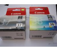 Valeur Paquet Noir PG-37+CL-38 Canon Original Pixma iP2500 ip1800 MG666 MG911SW