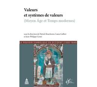 Valeurs et systèmes de valeurs (moyen âge et temps modernes) Le pouvoir symbolique en occident (1300-1640) - Patrick Boucheron - De La Sorbonne Editions - broché - Essai
