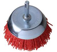 Valex Brosse à tasse 70 mm nylon tige 6 mm