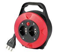 Valex Enrouleur de câble COM5UP 5M Sez. 3 x 1,5 mm2 2 prises universelles