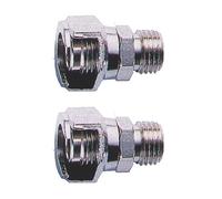 Valex Lot de 2 raccords 1/4 m avec raccord baïonnette