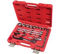 Valex Lot de 32 clés à douille CRV en acier chrome vanadium