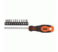 VALEX Tournevis Porte-Embouts Magnétique Série 13 Pièces 1/4"