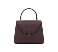 VALEXTRA sac à main petit modèle en cuir femme bordeaux - UNI