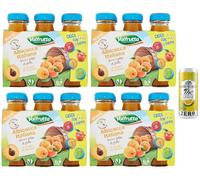 Ore Liete Cuor di Natura Biscotti Frutta Lot de 3 biscuits avec céréales et fruits, farine de grains entiers et sans sucre ajouté, 250 g + 1 sachet de thé glacé San Benedetto au citron sans sucre 330