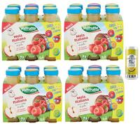 Ore Liete Cuor di Natura Biscotti Frutta Lot de 3 biscuits avec céréales et fruits, farine de grains entiers et sans sucre ajouté, 250 g + 1 sachet de thé glacé San Benedetto au citron sans sucre 330