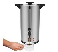 Valgus 80 tasses 12L Percolateur à café professionnel en acier inoxydable avec filtre permanent Percolateur Cafe pour les fêtes, le bureau, les mariages et les événements de restauration