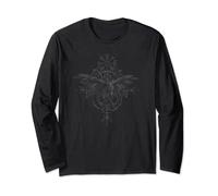 Valhalla Corbeau Corbeaux Odin's Runes Norse Compass Viking Manche Longue