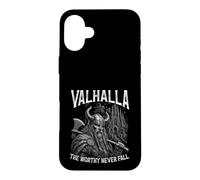 Valhalla, Le valeureux Guerrier Viking Qui ne tombera jamais Coque pour iPhone 16 Plus