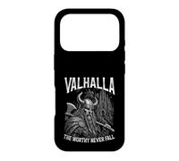 Valhalla, Le valeureux Guerrier Viking Qui ne tombera jamais Coque pour iPhone 17 Pro