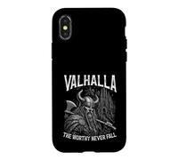 Valhalla, Le valeureux Guerrier Viking Qui ne tombera jamais Coque pour iPhone X/XS