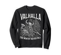 Valhalla, Le valeureux Guerrier Viking Qui ne tombera jamais Sweatshirt