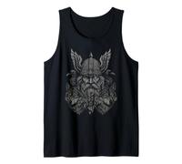 Valhalla Odin Corbeau Loup mythes Nordiques Viking Débardeur