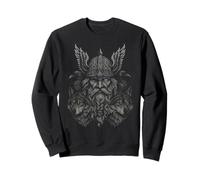 Valhalla Odin Corbeau Loup mythes Nordiques Viking Sweatshirt