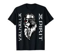 Valhalla Spirit-Odin-Walhalla-Vikings-Barbe-Barbu T-Shirt
