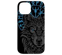 Valhalla & Viking Boussole - Motif loup nordique Coque pour iPhone 14