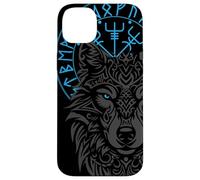 Valhalla & Viking Boussole - Motif loup nordique Coque pour iPhone 14 Plus