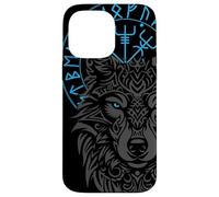 Valhalla & Viking Boussole - Motif loup nordique Coque pour iPhone 14 Pro Max