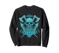 Valhalla Viking Skull Norse Mythology - Viking Axe - C2 Sweatshirt