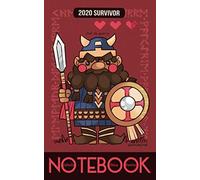 Valhalla Viking Warrior Notebook - Chef de guerre: carnet de notes ligné - 20x13 cm (80 pages)