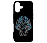 Valhalla Wolf Mask Odin Runes Norse Compass Viking Coque pour iPhone 17