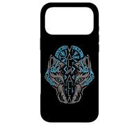 Valhalla Wolf Mask Odin Runes Norse Compass Viking Coque pour iPhone 17 Pro Max