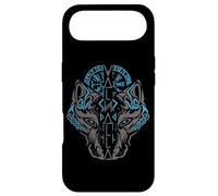 Valhalla Wolf Mask Odin Runes Norse Compass Viking Coque pour iPhone Air